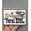 Ecusson patch rectangle "Make today happy"