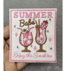 Ecusson patch rectangle "Summer Babe"
