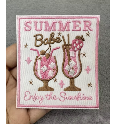 Ecusson patch rectangle "Summer Babe"