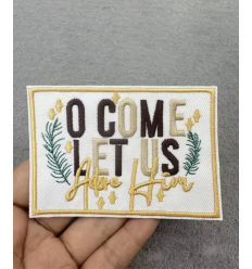 Ecusson patch rectangle "Summer vibes"