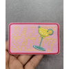 Ecusson patch rectangle "Faith can more mountaine"