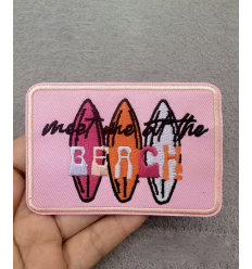 Ecusson patch rectangle "salty salty"