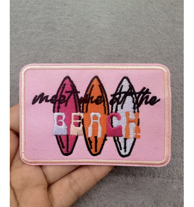 Ecusson patch rectangle "salty salty"
