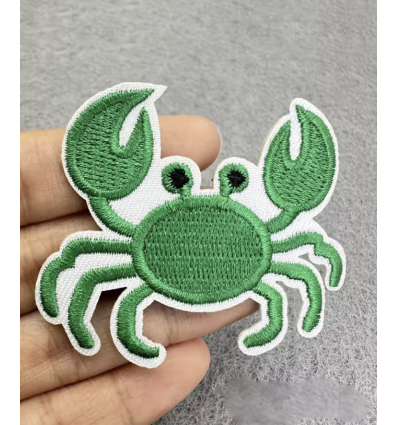 Ecusson crabe vert