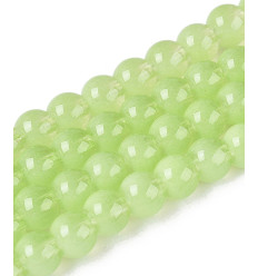 10mm - Chapelet perles en acrylique lisse