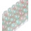 10mm - Chapelet perles en acrylique lisse