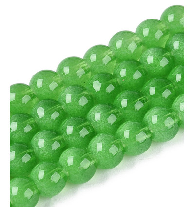 10mm - Chapelet perles en acrylique lisse