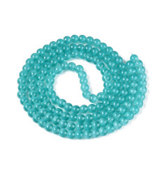 10mm - Chapelet perles en acrylique lisse