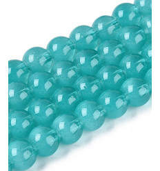 10mm - Chapelet perles en acrylique lisse