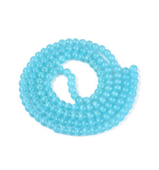 10mm - Chapelet perles en acrylique lisse