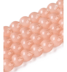 10mm - Chapelet perles en acrylique lisse
