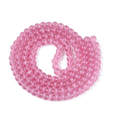 10mm - Chapelet perles en acrylique lisse