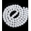 10mm - Chapelet perles en acrylique lisse
