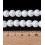 10mm - Chapelet perles en acrylique lisse