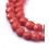 6x4mm - Chapelet perle en verre plate