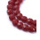 6x4mm - Chapelet perle en verre plate