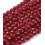 6x4mm - Chapelet perle en verre plate