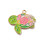 Pendentif tortue émaillée