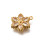 Pendentif fleur 5 pétales + zircon