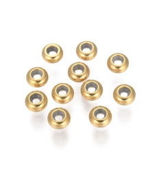8mm - Perle stopper acier inox