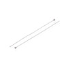 Clou inoxydable tête plate 45mm (10pcs)