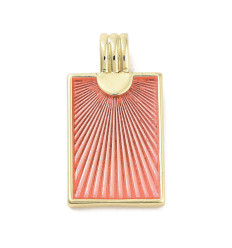 Pendentif plaque "corail"