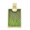 Pendentif plaque "corail"