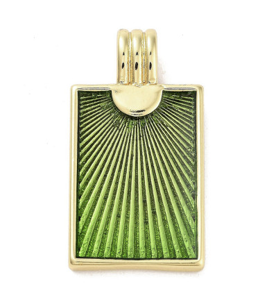 Pendentif plaque "corail"