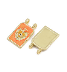 Pendentif plaque "coeur "