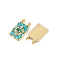 Pendentif plaque "coeur "