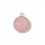 pendentif cercle en pierre serti