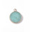 pendentif cercle en pierre serti