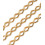 Chaine maillons plats losanges (10cm)