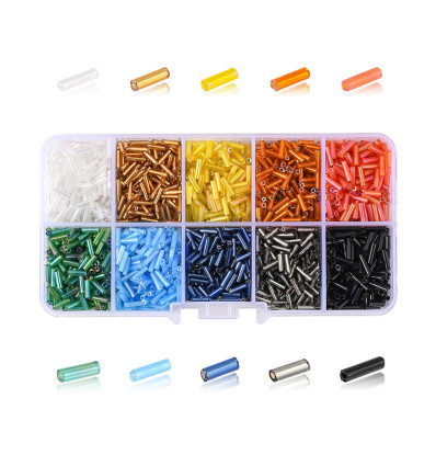 Kit de perles tubes à broder