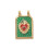 Pendentif oeil articulé + zircon vert