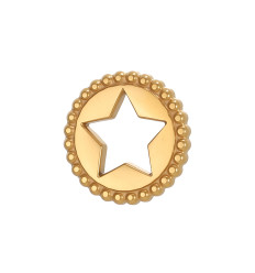Pendentif médaille étoile