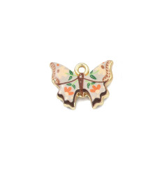 Pendentif papillon métal imprimé