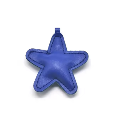 Pendentif étoile en skai