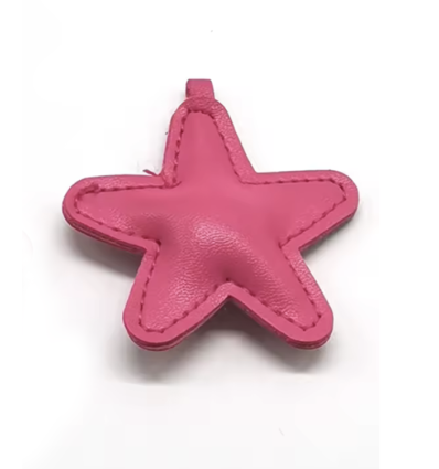 Pendentif étoile en skai