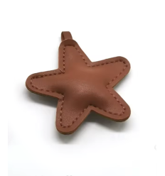 Pendentif étoile en skai