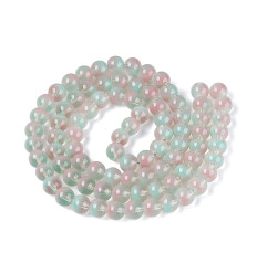 10mm - Chapelet perles en acrylique lisse