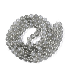 10mm - Chapelet perles en acrylique lisse