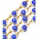 10m - Bobine chaine oeil protecteur bleu