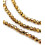 3x2.5mm - Chapelet perle toupie en verre à facettes