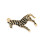 Pendentif zebre en acier