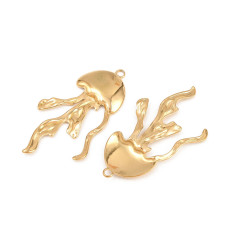 Pendentif grande méduse en acier