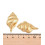 Pendentif grande coquillage en acier
