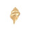 Pendentif grande coquillage en acier