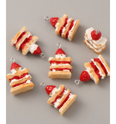 Pendentif gateau en résine
