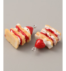 Pendentif gateau en résine